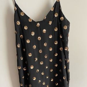BB Dakota Gold Sequin Dress